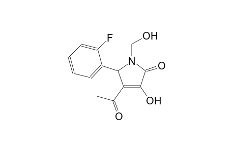 4-acetyl-5-(2-fluorophenyl)-3-hydroxy-1-(hydroxymethyl)-1,5-dihydro-2H-pyrrol-2-one