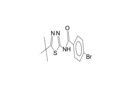 N-(5-tert-butyl-1,3,4-thiadiazol-2-yl)-4-bromobenzamide