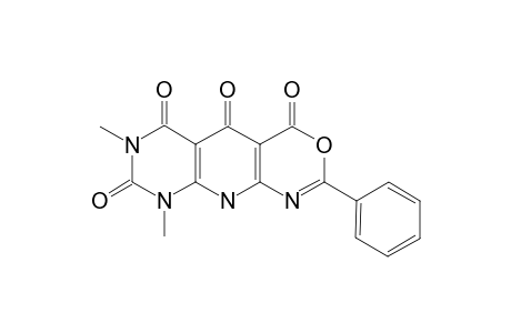 6,8-Dimethyl-3-phenylpyrimido[5',6' : 5,6]pyrido[2,3-d]-(1,3)-oxazine-1,7,9,10-(5H,6H,8H)-tetrone