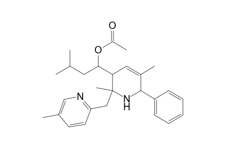 3-Pyridinemethanol, 1,2,3,6-tetrahydro-2,5-dimethyl-.alpha.-(2-methylpropyl)-2-[(5-methyl-2-pyridinyl)methyl]-6-phenyl-, acetate (ester), dihydrochloride, [2.alpha.,3.beta.(S*),6.alpha.]-
