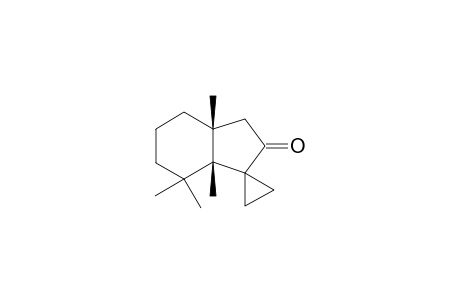 1,5,5,6-Tetramethylbicyclo[4.3.0]nonan-8-one-7-spirocyclopropanee
