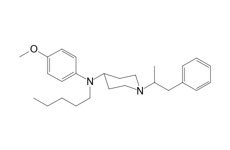 N-4-Methoxyphenyl-N-pentyl-1-(1-phenylpropan-2-yl)piperidin-4-amine