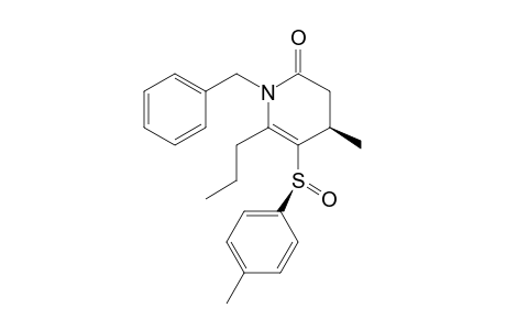 (Ss,4R)-1-Benzyl-4-methyl-6-propyl-5-(p-tolylsulfinyl)-5,6-dehydropiperidin-2-one