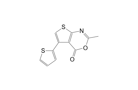 4H-thieno[2,3-d][1,3]oxazin-4-one, 2-methyl-5-(2-thienyl)-