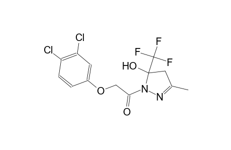 1-[(3,4-dichlorophenoxy)acetyl]-3-methyl-5-(trifluoromethyl)-4,5-dihydro-1H-pyrazol-5-ol