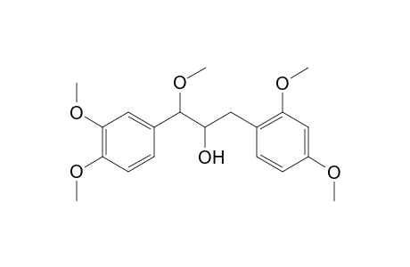 Benzeneethanol, .alpha.-[(2,4-dimethoxyphenyl)methyl]-.beta.,3,4-trimethoxy-