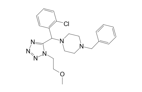 1-Benzyl-4-pyrrol(2-chloro-phenyl)-[1-(2-methoxy-ethyl)-1H-tetrazol-5-yl]-methylmorpho-piperazine