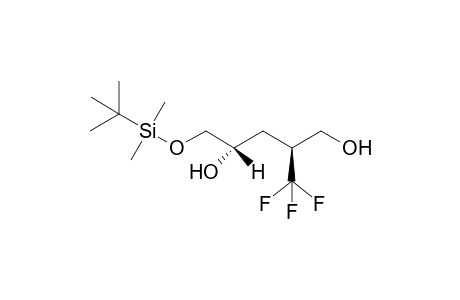 (2S,4S)-5-[tert-butyl(dimethyl)silyl]oxy-2-(trifluoromethyl)pentane-1,4-diol
