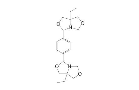 1,4-bis(1'-Aza-5'-ethyl-3',7'-dioxabicyclo[3.3.0]octan-2'-yl)-benzene