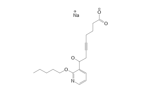 SODIUM-8-HYDROXY-8-(2-PENTYLOXYPYRIDIN-3-YL)-OCT-5-YNOATE