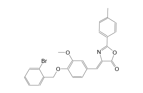 (4Z)-4-{4-[(2-bromobenzyl)oxy]-3-methoxybenzylidene}-2-(4-methylphenyl)-1,3-oxazol-5(4H)-one