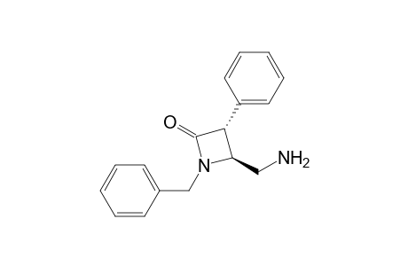 trans-4-Aminomethyl-1-benzyl-3-phenylazetidin-2-one