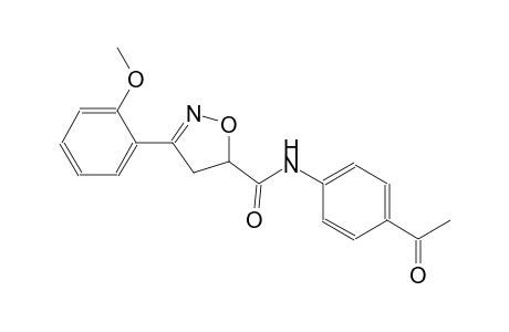 5-isoxazolecarboxamide, N-(4-acetylphenyl)-4,5-dihydro-3-(2-methoxyphenyl)-