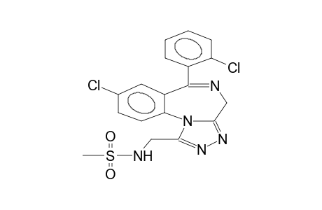 1-(METHYLSULPHONYLAMINOMETHYL)-6-(2-CHLOROPHENYL)-8-CHLORO-4H-S-TRIAZOLO[4,3-A]-1,4-BENZODIAZEPINE