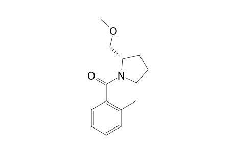 (S)-2-Methyl-1-[{(2'-methoxymethyl)pyrrolidinyl}carbonyl]benzene
