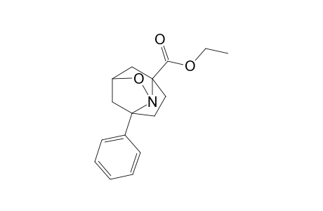 Ethyl 6-phenyl-8-oxa-7-azatricyclo[4.2.1.0(3,7)]nonane-3-carboxylate