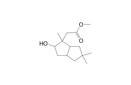 (1RS,2SR,3SR,5RS)-Methyl 2,7,7-trimethyl-3-hydroxybicyclo[3.3.0]octan-2-acetate