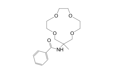N-(12-methyl-1,4,7,10-tetraoxacyclotridecan-12-yl)benzamide