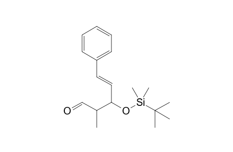 3-[(t-Butyl)dimethylsilyloxy]-2-methyl-5-phenylpent-4-enal