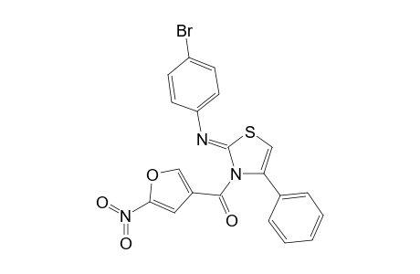 2-(4'-Bromophenylimino)-3-(5"-nitro-3"-furoyl)-4-phenyl-4-thiazoline