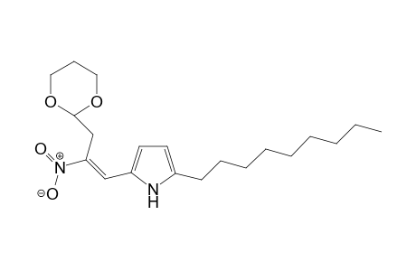 (E)-2-(3-(1,3-dioxan-2-yl)-2-nitroprop-1-enyl)-5-nonyl-1H-pyrrole
