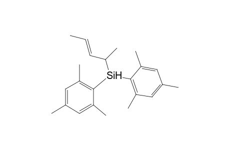 Silane, (1-methyl-2-butenyl)bis(2,4,6-trimethylphenyl)-