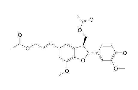 3-ACETOXYMETHYL-5-METHOXYPHENOXY}-PROPAN-(4-HYDROXY-3-METHOXYPHENYL)-7-METHOXY-2,3-DIHYDROBENZOFURAN