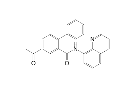 4-Acetyl-N-(quinolin-8-yl)-[1,1'-biphenyl]-2-carboxamide