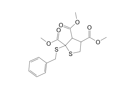 2-(Benzylthio)-2,3,4-tris[methoxycarbonyl)-tetrahydrothiophene