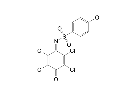 N-4-METHOXYPHENYLSULFONYL-2,3,5,6-TETRACHLORO-1,4-BENZOQUINONE_IMINE