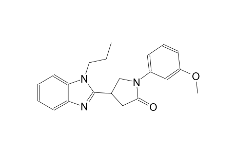 1-(3-methoxyphenyl)-4-(1-propyl-1H-benzimidazol-2-yl)-2-pyrrolidinone