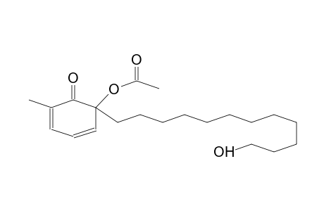 2,4-CYCLOHEXADIEN-1-ONE, 6-(ACETYLOXY)-6-(12-HYDROXYDODECYL)-2-METHYL-