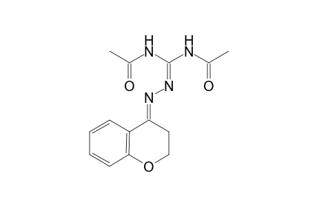 N-[acetylimino-[(2E)-2-(3,4-dihydro-2H-1-benzopyran-4-ylidene)hydrazinyl]methyl]acetamide