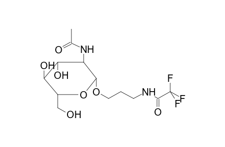 3-TRIFLUOROACETAMIDOPROPYL 2-ACETAMIDO-2-DEOXY-BETA-D-GLUCOPYRANOSIDE