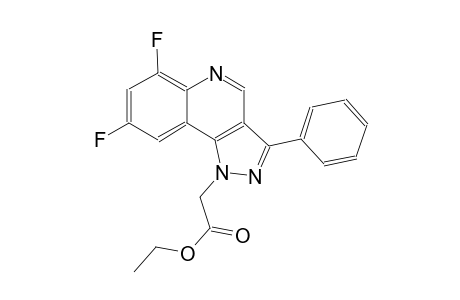 ethyl (6,8-difluoro-3-phenyl-1H-pyrazolo[4,3-c]quinolin-1-yl)acetate