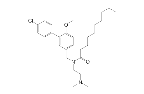 Decanoic acid (4'-chloro-6-methoxybiphen-3-ylmethyl)-(2-dimethylaminoethyl)amide