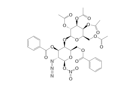 2,3,4,6-TETRA-O-ACETYL-BETA-D-GALACTOPYRANOSYL-(1->4)-3,6-DI-O-BENZOYL-2-AZIDO-2-DEOXY-BETA-D-GALACTOPYRANOSYL-NITRATE