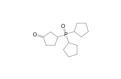 3-(Dicyclopentylphosphinoyl)cyclopentanone