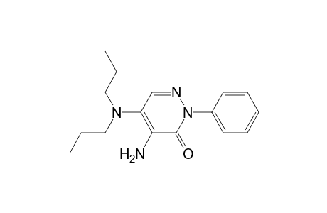 4-Amino-5-(dipropylamino)-2-phenyl-3(2H)-pyridazinone