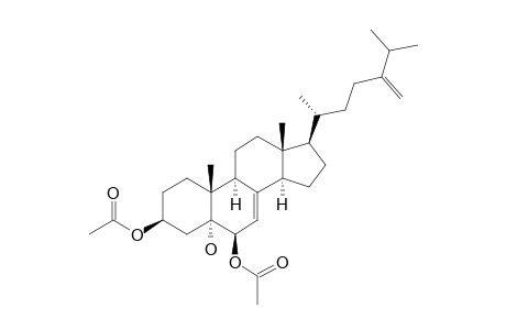 3-BETA,6-BETA-DIACETOXY-24-METHYLENE-5-ALPHA-CHOLEST-7-ENE-5-OL