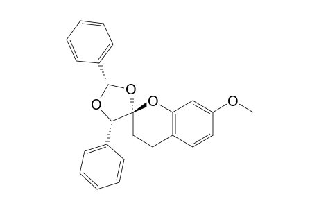 (2R,2'S,5'S)-7-methoxy-2',5'-diphenylspiro[chroman-2,4'-[1,3]dioxolane]