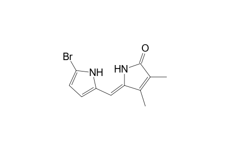 2H-Pyrrol-2-one, 5-[(5-bromo-1H-pyrrol-2-yl)methylene]-1,5-dihydro-3,4-dimethyl-, (Z)-