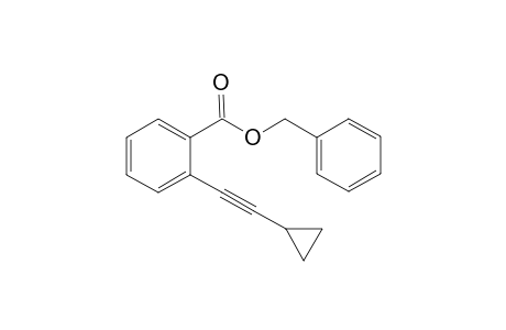 Benzyl 2-(cyclopropylethynyl)benzoate