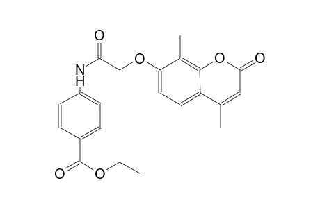 ethyl 4-({[(4,8-dimethyl-2-oxo-2H-chromen-7-yl)oxy]acetyl}amino)benzoate