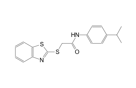 2-(Benzothiazol-2-ylsulfanyl)-N-(4-isopropyl-phenyl)-acetamide