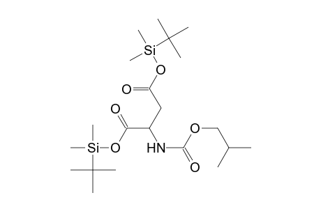 bis[(t-butyl)dimethylsilyl] N-isobutyloxycarbonyl-2-aminobutanedioate