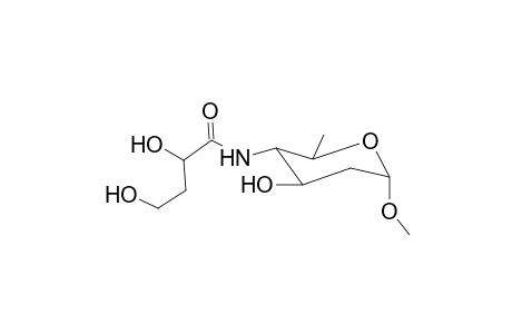 Methyl-2,4,6-trideoxy-4-(3-deoxy-l-glycero-tetronamide).alpha.d-mannopyranoside