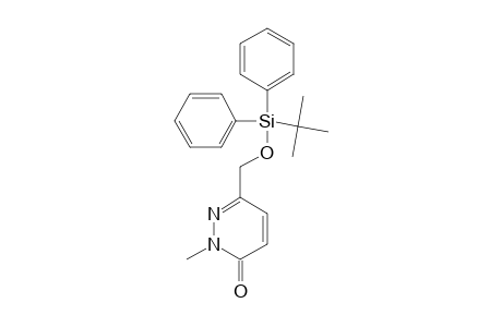6-(TERT.-BUTYLDIPHENYLSILYLOXYMETHYL)-2-METHYLPYRIDAZIN-3(2H)-ONE