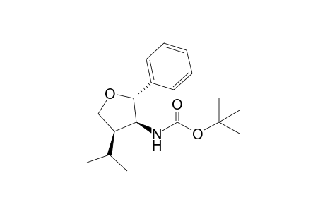 3(S*)-(N-tert-Butoxycarbonylamino)-4(R*)-isopropyl-2(R*)-phenyltetrahydrofuran