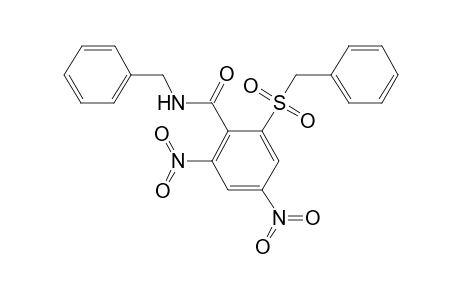 N-Benzyl-2,4-dinitro-6-phenylmethanesulfonyl-benzamide